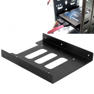 Rack support Disque dur SSD HDD 2,5 s &agrave; 3,5 Convertisseur Adaptateur en noir