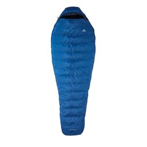 Vaude Hochgrat 300 XL DWN Sac de couchage, bleu Left Zipper Sacs de couchage momie