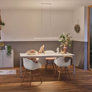 Paulmann Pendentif led Light Lento 2700K 3495LM 42W Hauteur blanche réglable