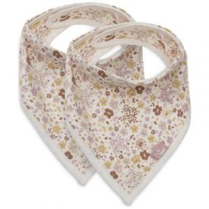 Jollein Lot de 2 Bavoirs Bandana - Flower Fairies