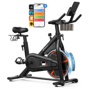 Vélo Biking magnétique, 8 niveaux, silencieux, écran LCD, réglage complet, pédales alu, confort optimal, 120 kg Max, MERACH