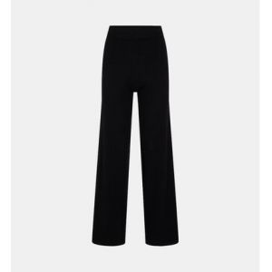 Galeries Lafayette Pantalon large femme cachemire Zalcov Noir - Couleur Noir - Taille M