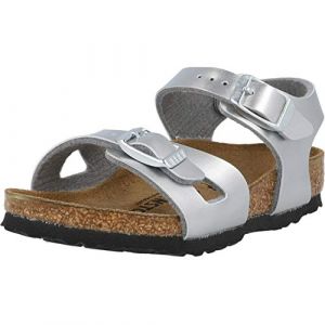 Birkenstock Rio Sandales Fille Argent