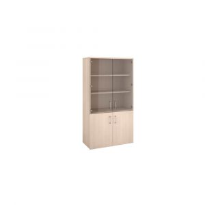 Portes verre ARCH pour bibliot que haute L 80 cm lot de 2