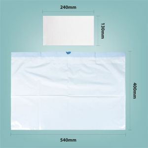 AIDAPT Sacs poubelle hygiéniques pour chaise percée avec tampons absorbants - Boîte de 50