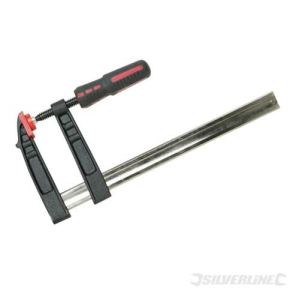 Silverline 244946 - Serre-joint à visser usage intensif (grande capacité) 50 x 12 cm