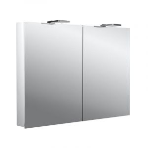 Emco Pure_Flat2 Armoire de toilette, 2 portes, 979706304,