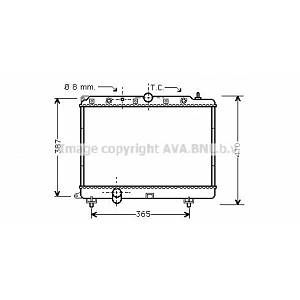 Ava Quality Cooling Radiateur (247AU2154)