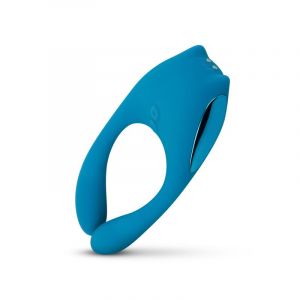 Vibromasseur flexible pour couple - Bleu