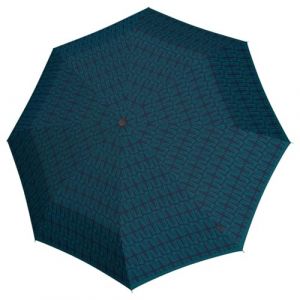 Knirps Parapluie de poche pétrole noir pour femme - A.200 Medium Duomatic Trust Grape 195287