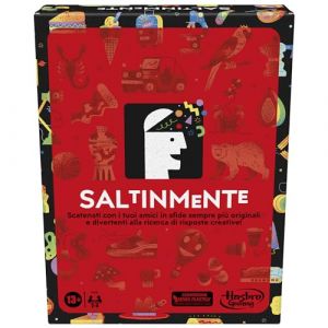 Hasbro Saltinmente Classique, Jeu de Table Classique pour Les Familles et Les F&ecirc;tes, Party Game Multijoueur d'&eacute;nigmes pour Adultes et Adolescents de 13 Ans, Id&eacute;es Cadeaux Jouets pour Les F&ecirc;tes