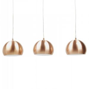 Image de Kokoon Design Lampe Suspension 3 Boules "Kor" Cuivre