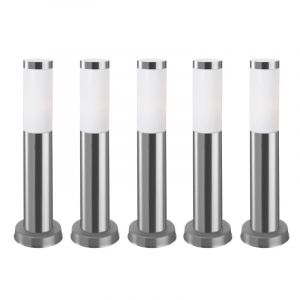 Balise Ext&eacute;rieure de Jardin en Acier Inoxydable 23W (5 pcs) Koral