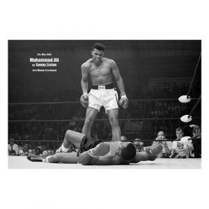 Fabulous Poster Mohamed ali ko au premier round (61 cm x 91 cm)