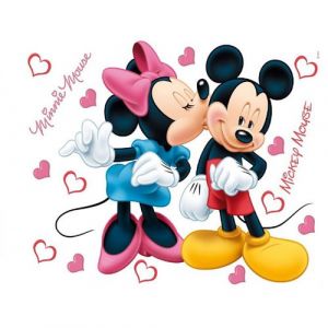 Image de Stickers géant Mickey et Minnie 42 5 x 65cm