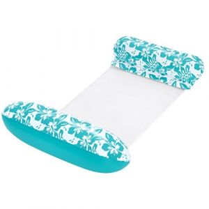 Bestway Hamac de Piscine Catching Rays - 114 cm x 81 cm x 22 cm - Vert/Blanc
