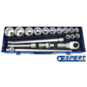 Stanley Expert - Coffret de douilles 3/4'' 18 pièces - E194683