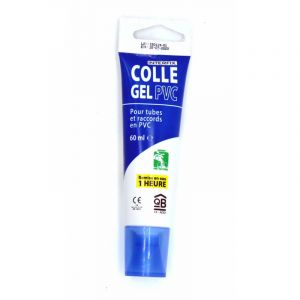 Interplast 60 ml Tube colle gel pour tube PVC raccord piscine