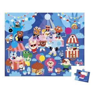Janod Puzzle Enfant 36 Pi&egrave;ces Th&egrave;me La F&ecirc;te D&egrave;s 4 Ans - Puzzle Enfant - D&eacute;veloppe Patience et Concentration - Fabriqu&eacute; en France - D&egrave;s 4 Ans