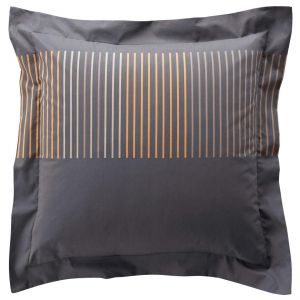 Taie d'oreiller en coton CARNABY-gris