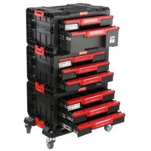 Rangement d'outils 3x tiroirs sur roulettes H 87,5 cm module PRO atelier