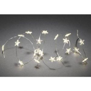 Konstsmide Guirlande lumineuse avec piles pour l'int&eacute;rieur 3139-103 LED unicolore blanc chaud 1 pc(s)