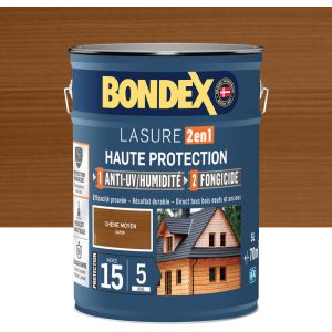 Bondex Lasure 2 en 1 Haute Protection 5L