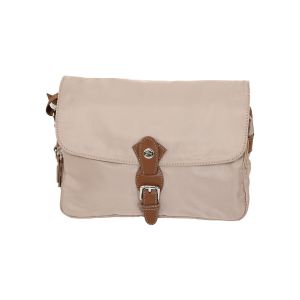 Katana Besace Nylon garni croûte de cuir de vachette K 29301 - Beige