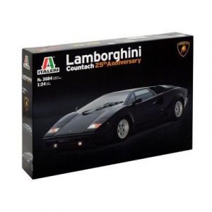 Image de Italeri 3684 - Maquette de voiture Lamborghini Countach 25 ans