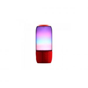 V-TAC Enceinte Bluetooth avec éclairage RVB VT-7456 - 2x 3Watt - rouge