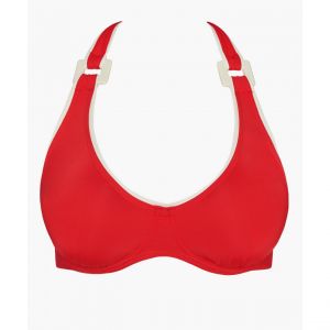 Image de Aubade Haut de maillot de bain balconnet armatures rouge - Couleur Rouge - Taille 85B