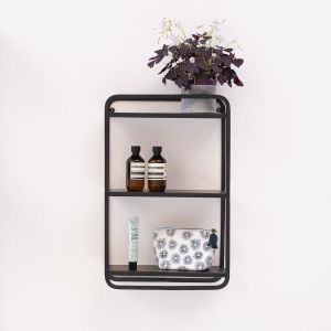 Etagère murale rectangulaire métal