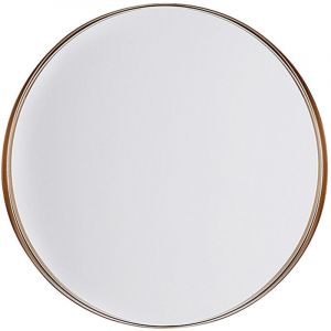 Beliani Miroir mural cuivré ø 40 cm PINEY - Cuivre