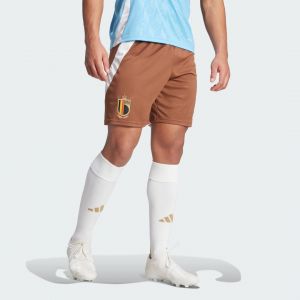 Adidas Short Extérieur Belgique 24 - Preloved Brown, Preloved Brown - Taille XS