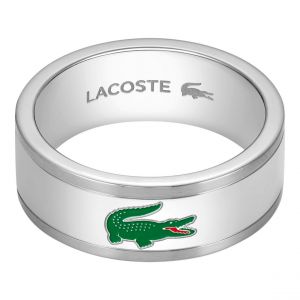 Lacoste Bague homme Arthor - 2040495 Acier Vert