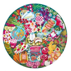Eeboo Puzzle 500 pièces Rond : Charcuterie