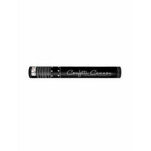 Canon À CONFETTIS SERP MÉTAL ARGENT 40CM