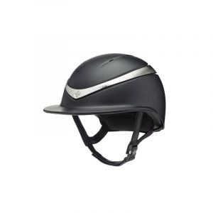 Casque d'équitation pic large brillant Charles Owen Halo luxe