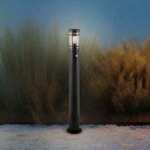 TRIO Leuchten Paloma Potelet E27, hauteur : 100 cm, avec détecteur de mouvements, R41719142,