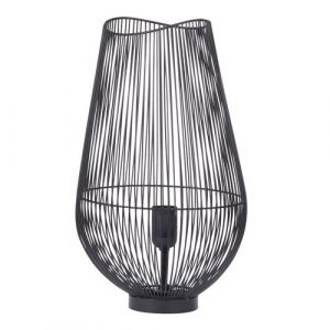 Table passion Lampe tube Filo 41,5 cm noir en m&eacute;tal - Noir