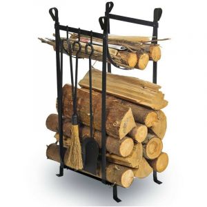 Serviteur de chemin&eacute;e - porte b&ucirc;ches