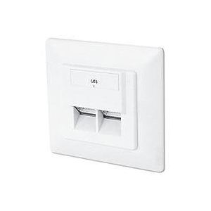 Digitus DN-9005-N - Prise Murale CAT 6 blindé 2 x RJ45