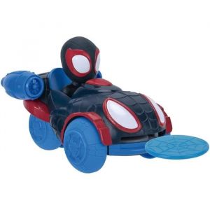 Spidey Véhicule Lance Disque Figurine Miles Morales