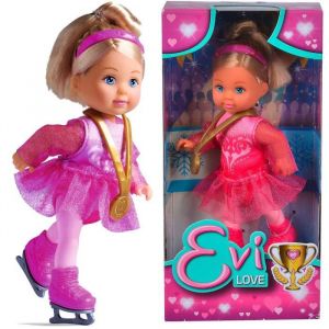 Simba Toys Evi Love Little Skater avec Gold Medal Skater