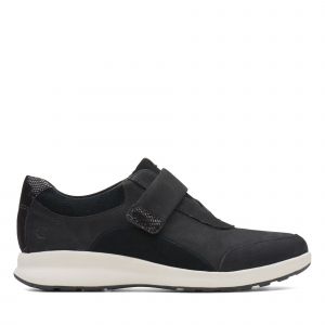 Image de Clarks Un Adorn Lo Mix matières noir - Taille 36