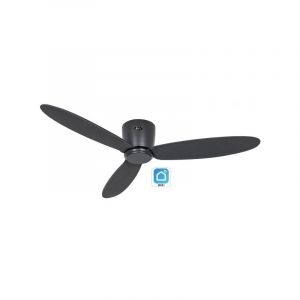 Casafan 313284w Eco Plano Ii Ventilateur de Plafond 132cm Noir Wi-fi