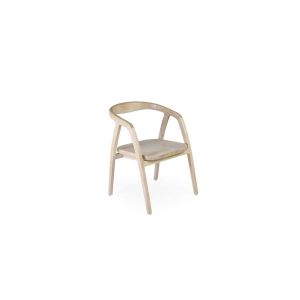 Image de Décoration d'Autrefois Chaise Bois Blanc 55x60x77cm