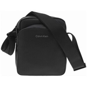 Calvin Klein Sacoche effet grainé signature
