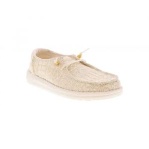 Dude Chaussures bateau femme Hey Wendy Crochet Lace