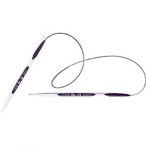 Prym Aiguilles &agrave; tricoter circulaires Design ergonomique/Aiguilles, m&eacute;tal, multicolore, 7 mm, longueur : 60 cm